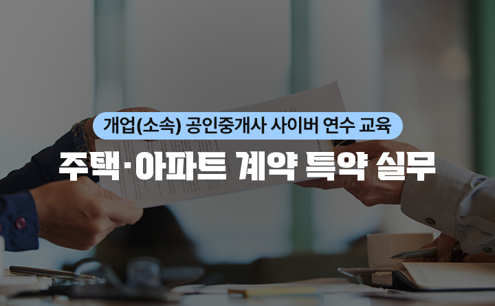개업(소속)공인개업(소속)공인중개사 주택&middot;아파트 계약 특약 실무